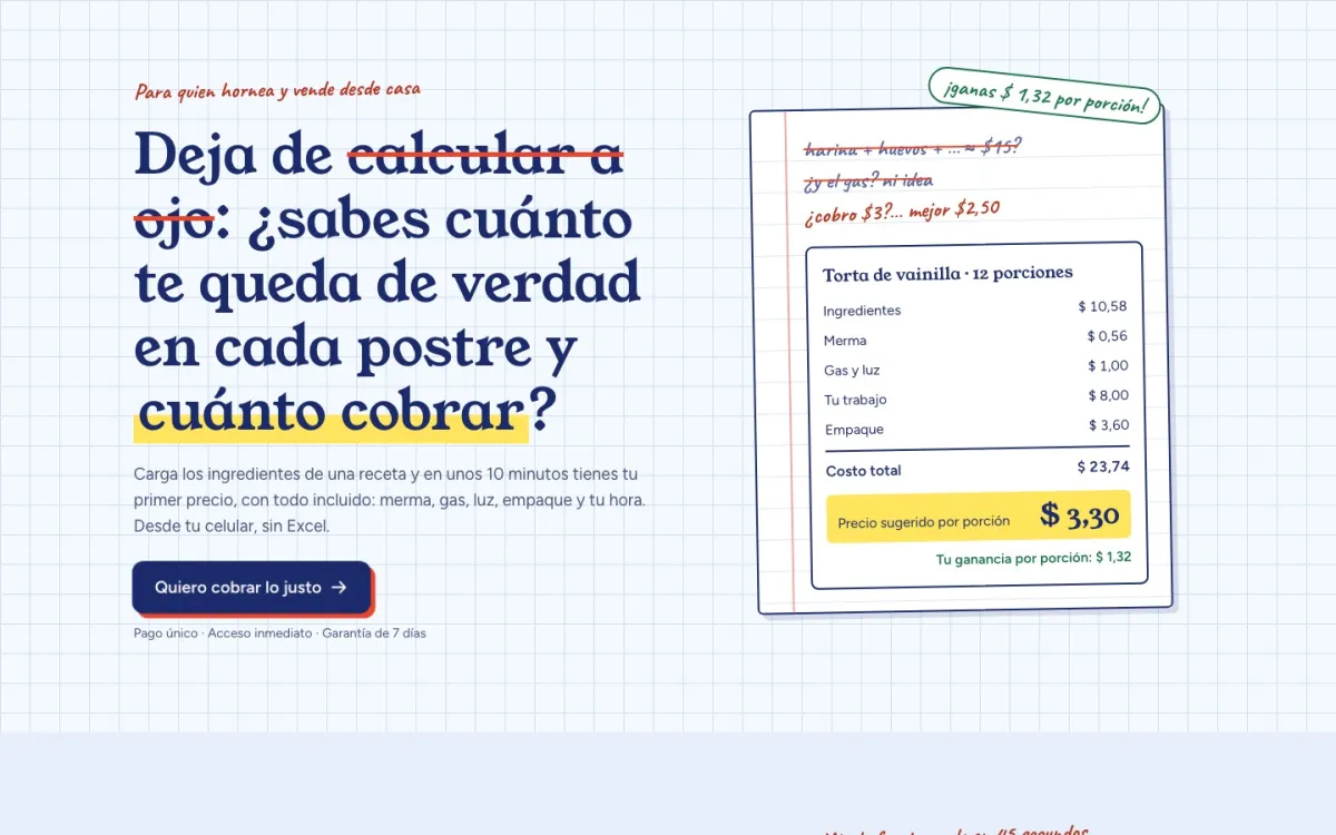 Portada de Hornea y Gana en una computadora